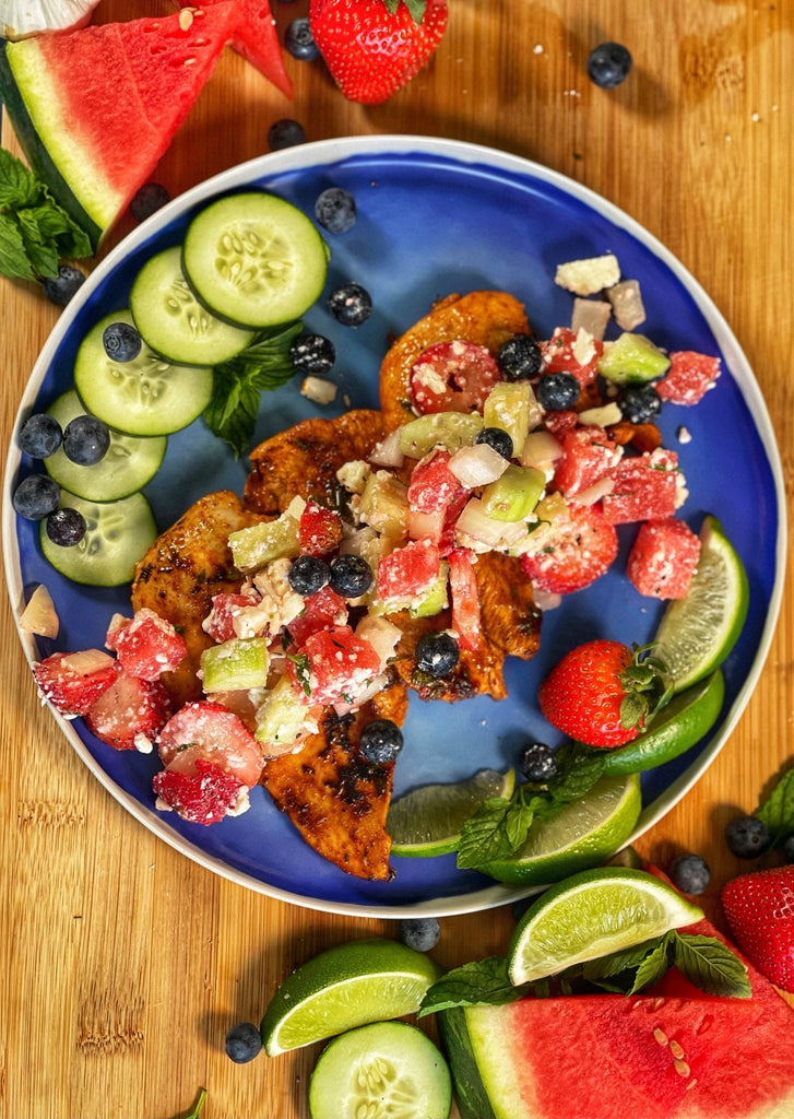 Lime Mint Chicken w/ Fruit Salsa



&ndash; Blackstone Products (UK)