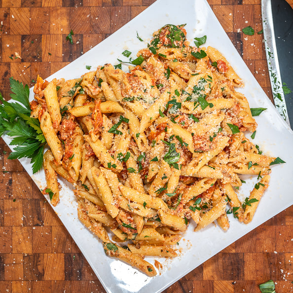 Cherry Tomato and Feta Pasta