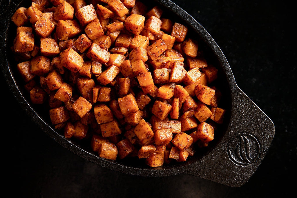 Crispy Sweet Potato Cubes with Cinnamon – Blackstone Products (UK)