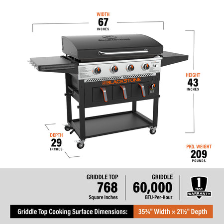 36" Griddle AirFryer